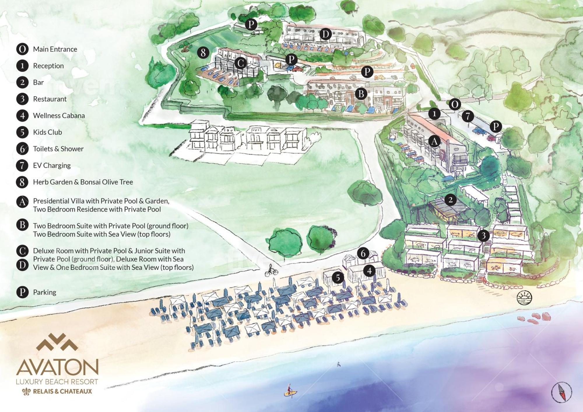 Avaton Luxury Beach Resort - Relais & Chateaux أُرانّوبولي المظهر الخارجي الصورة